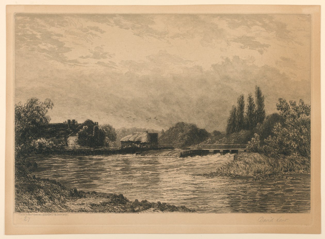 Pangbourne Weir by David Law