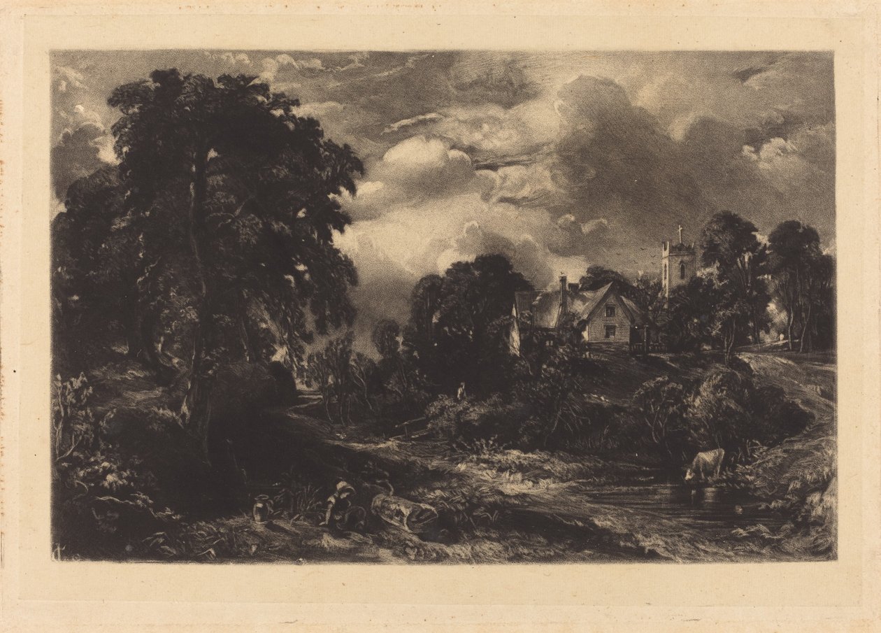 Glebe Farm (b) by David Lucas after John Constable