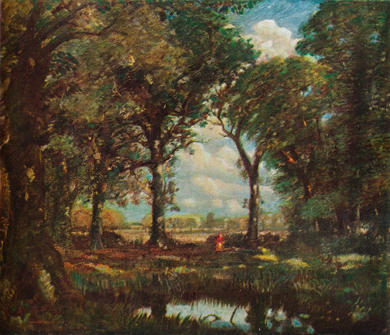 A Woodland Pool, c1905 by David Muirhead