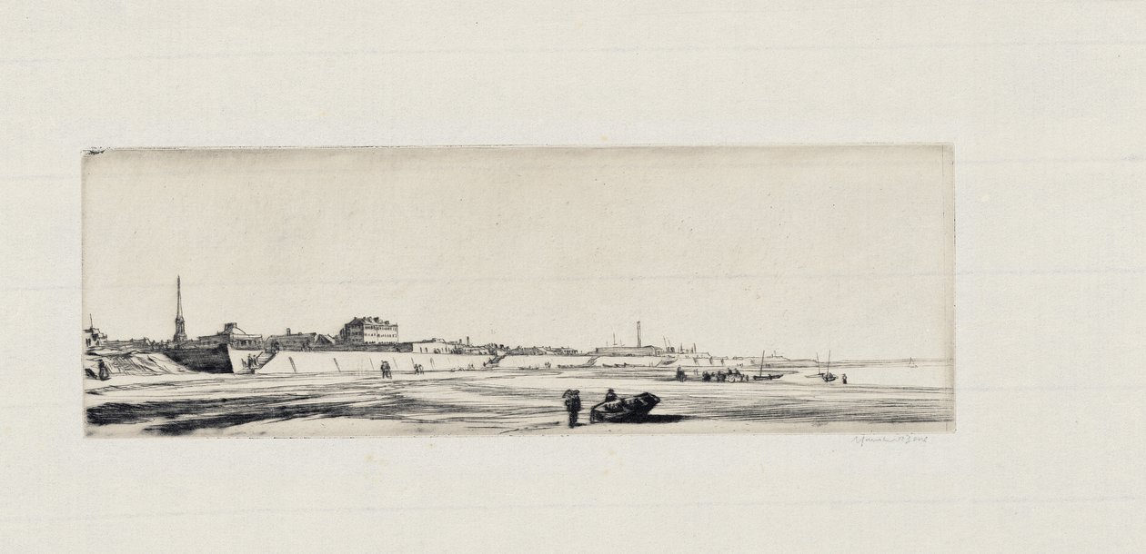Ayr Beach by David Muirhead Bone