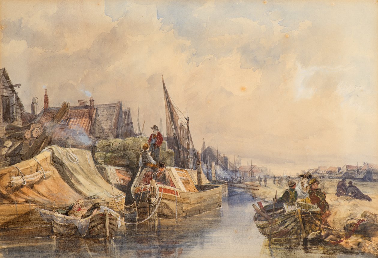 Canal Scene by David Murray