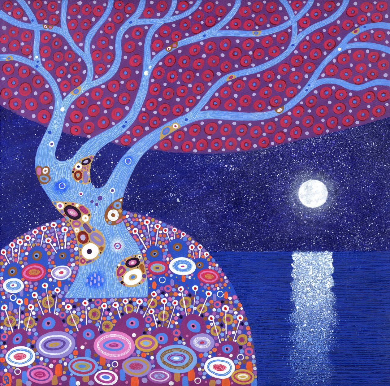 Midnight Moon, 2016 by David Newton