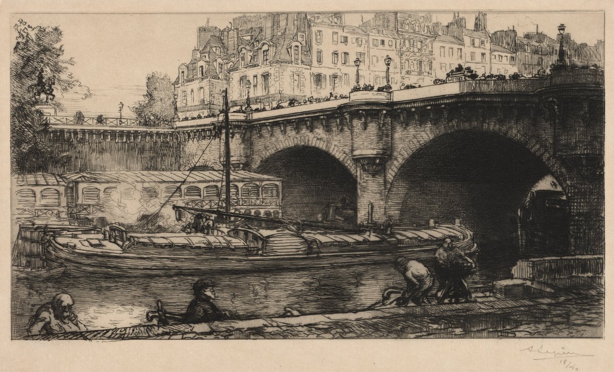 The New Bridge by David Octavius Hill