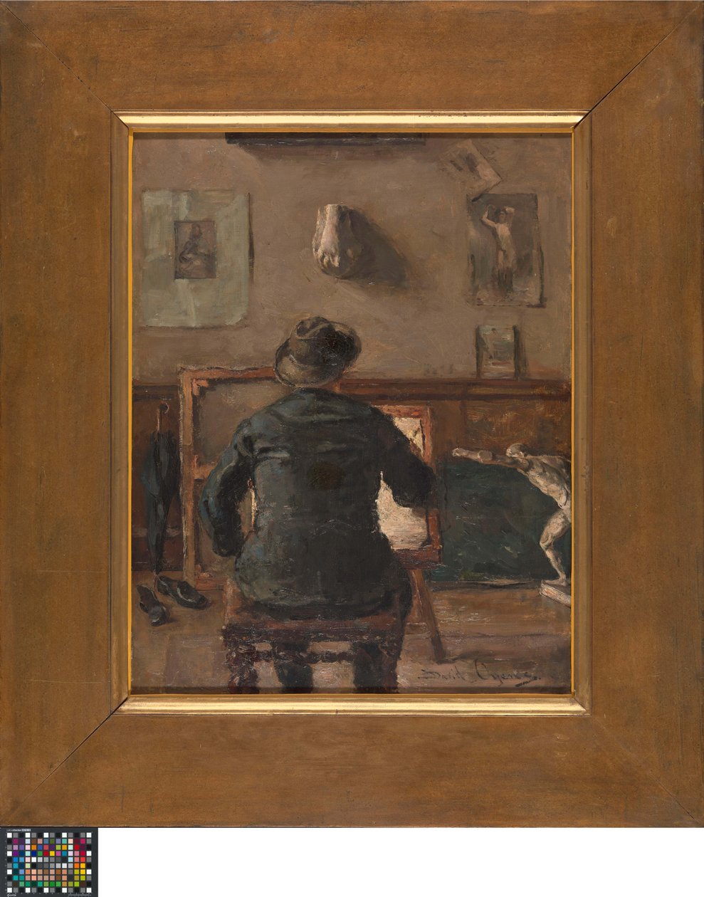 The Artist in his Studio by David Oyens