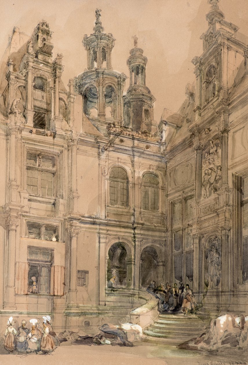 Bourne Courtyard by David Roberts