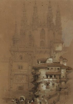The Chapter House, Burgos Cathedral by David Roberts