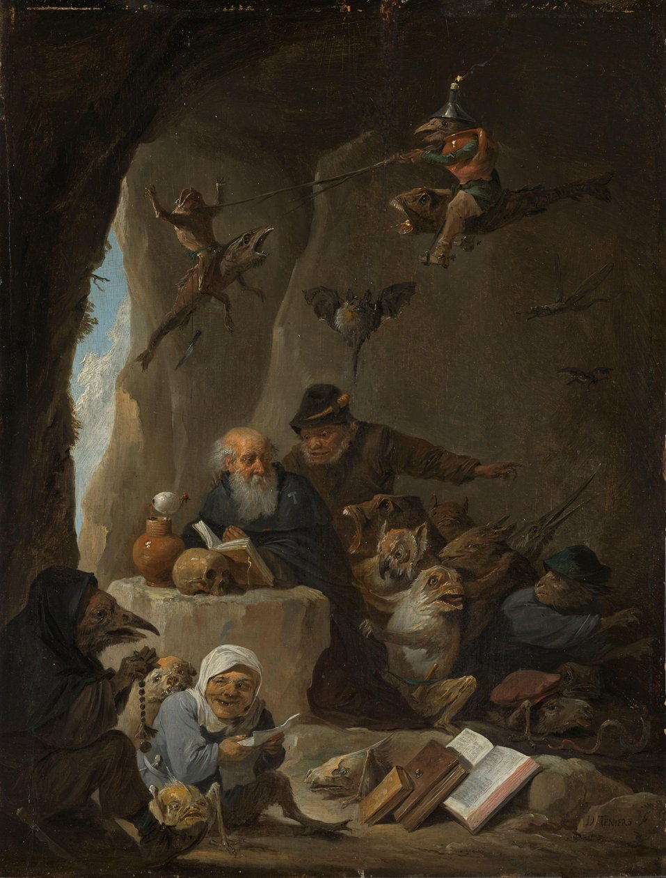 The Temptation of St Anthony by David Teniers (II)