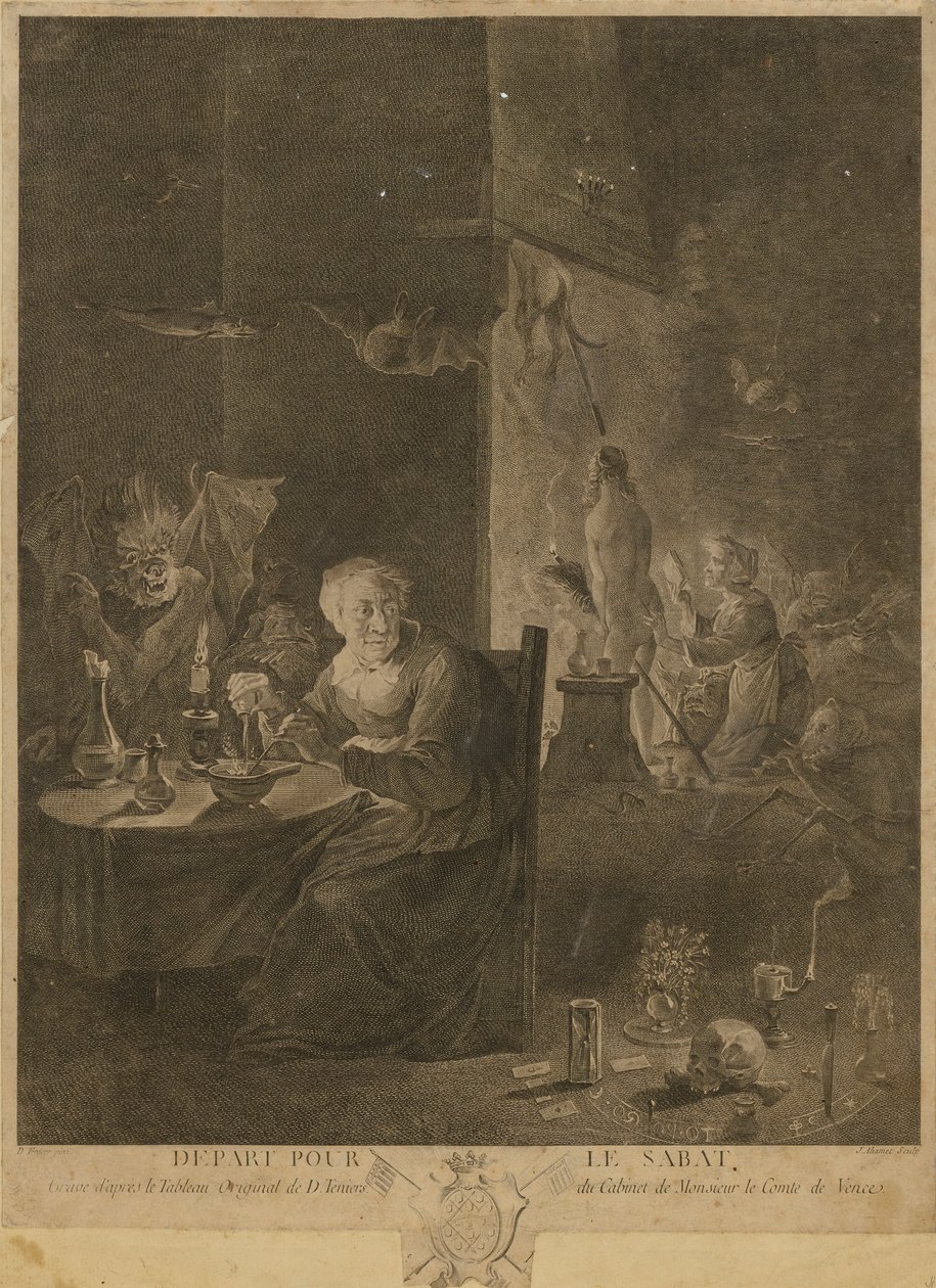 Departure for the Sabbath by David Teniers