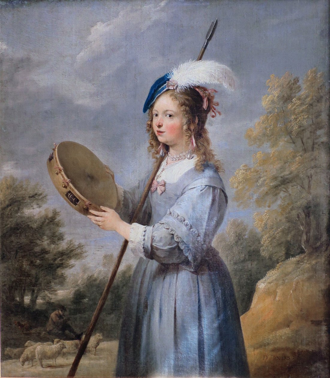 Shepherdess by David Teniers the Younger