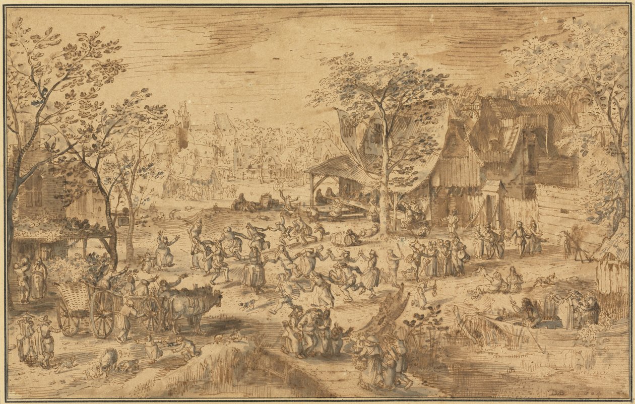Peasant Kermis by David Vinckboons