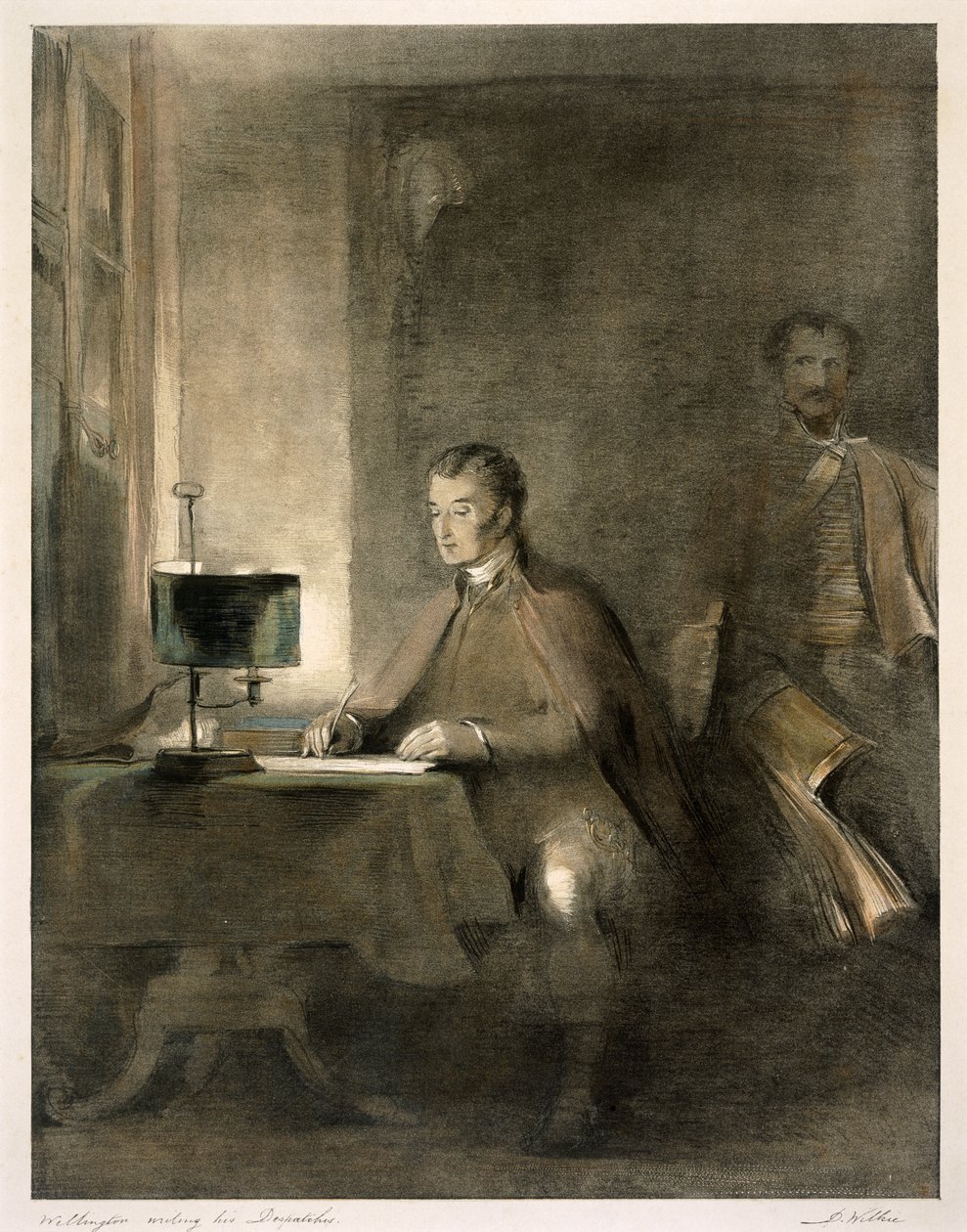 Wellington Writing His Despatches by David Wilkie