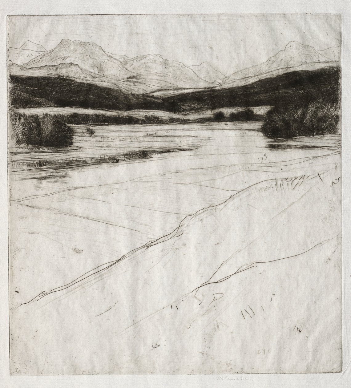 Hills of Tulloch by David Young Cameron