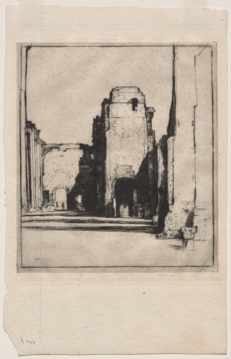 Tepidarium, Baths of Caracalla by David Young Cameron