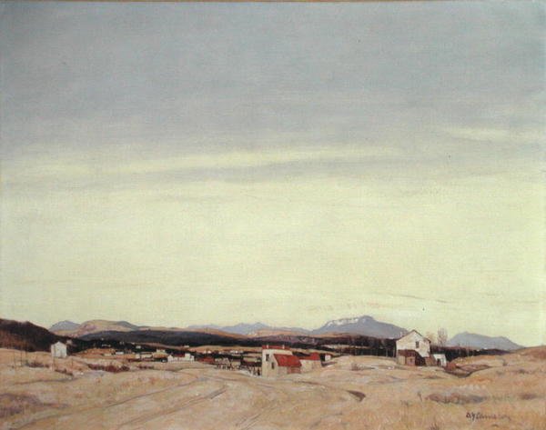 The Distant Hills by David Young Cameron