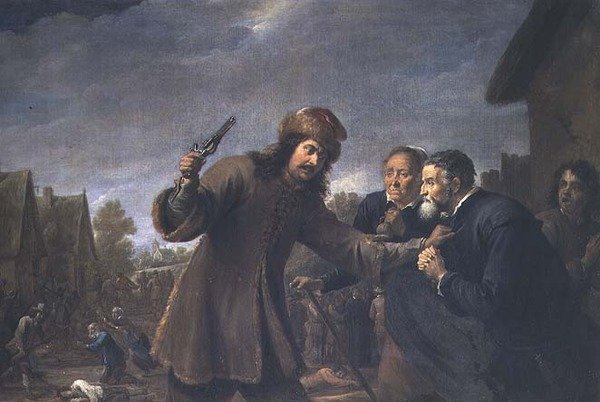 Attack on a Village, 1648 by David Teniers the Younger