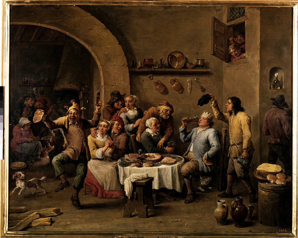 The King Drinks by David Teniers the Younger