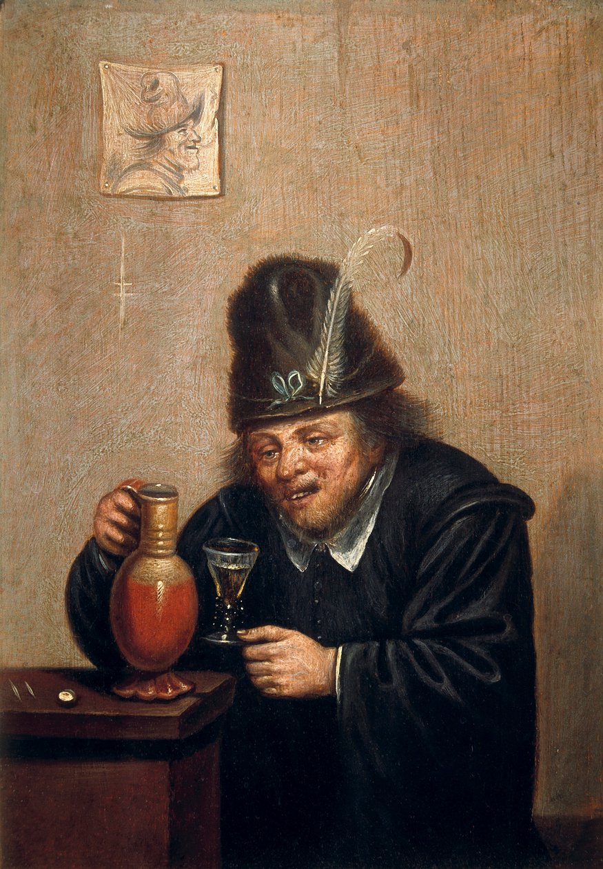The Drinker by David Teniers the Younger