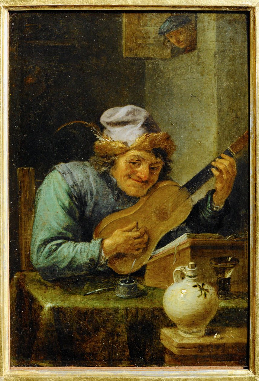 The Guitar Player by David the Younger Teniers