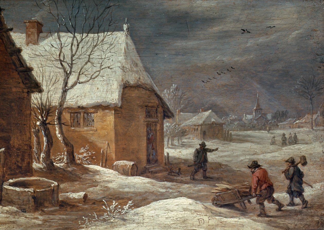 Winter by David Teniers the Younger