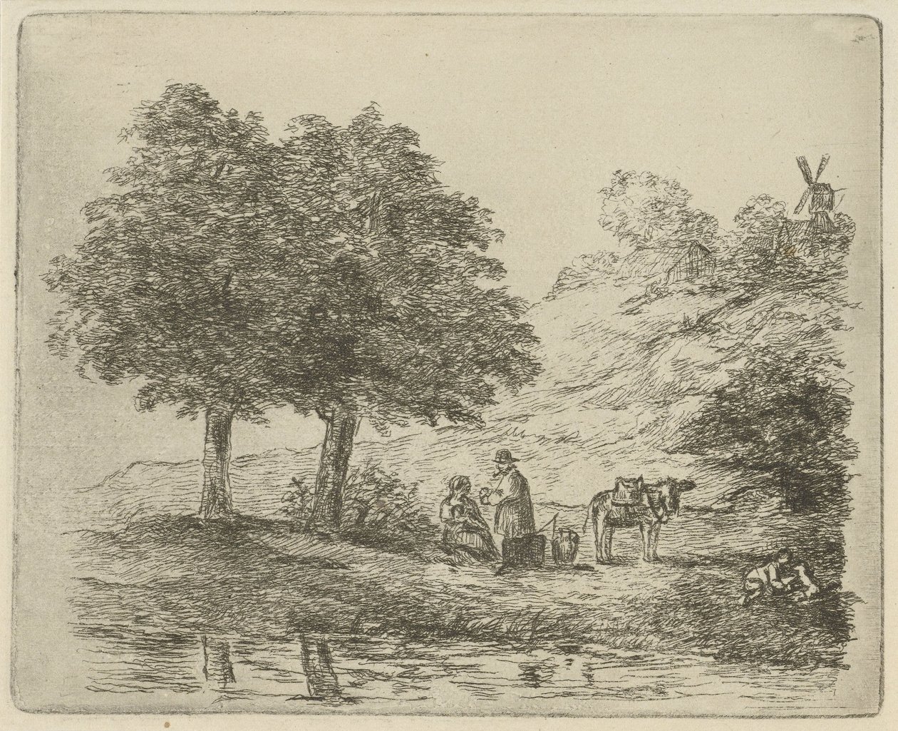 Landscape with Family by David van der Kellen