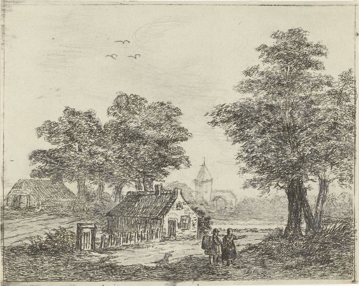 Landscape with Walkers by David van der Kellen