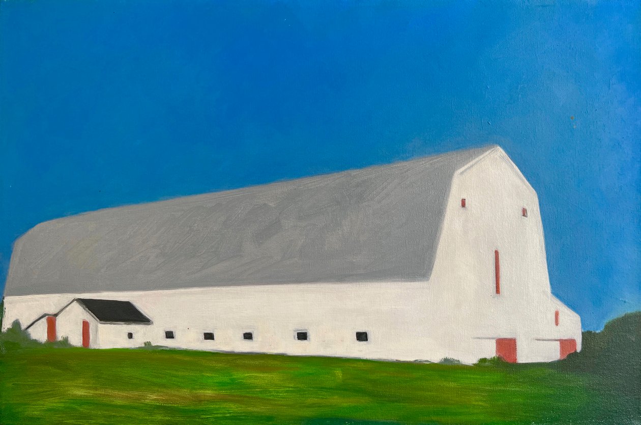 White Barn by Deborah Stevenson