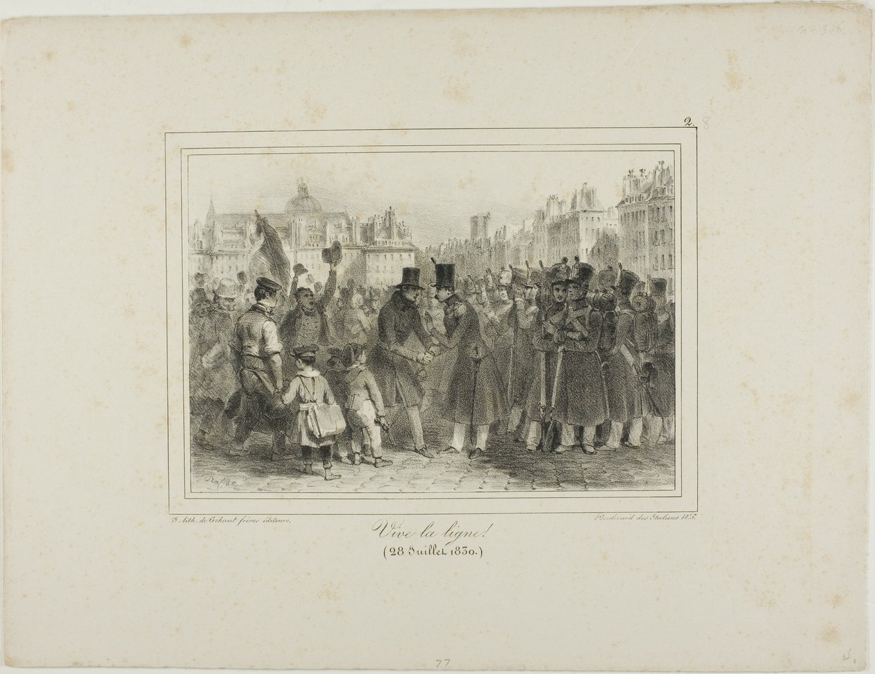 Long Life to the Troops! by Denis Auguste Marie Raffet