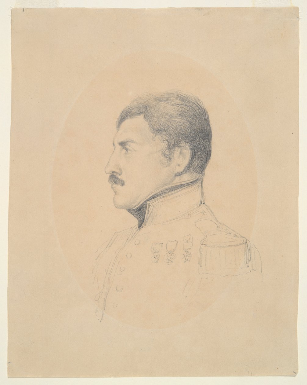 Portrait of General Pelissier by Denis Auguste Marie Raffet