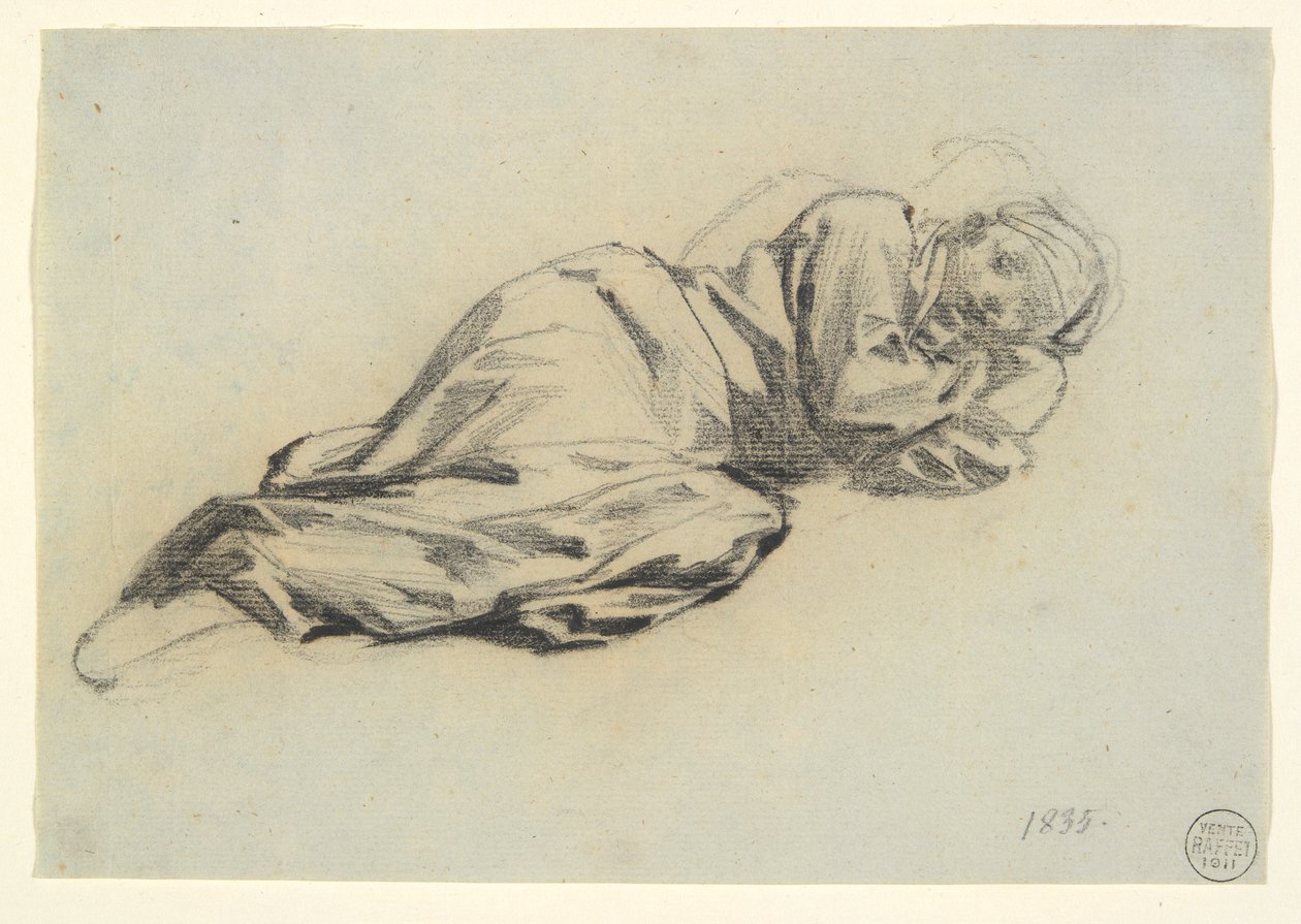 Reclining Figure by Denis Auguste Marie Raffet