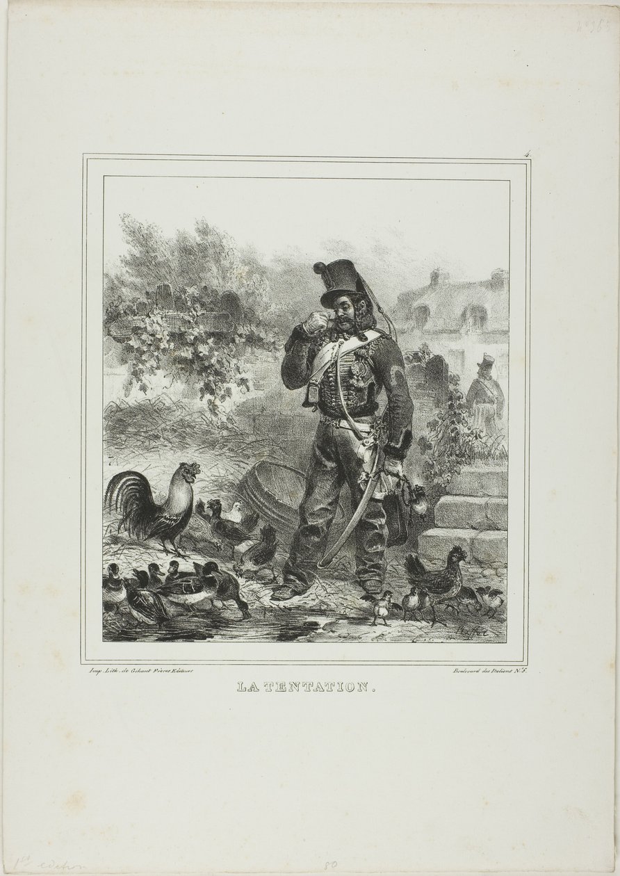 Temptation by Denis Auguste Marie Raffet