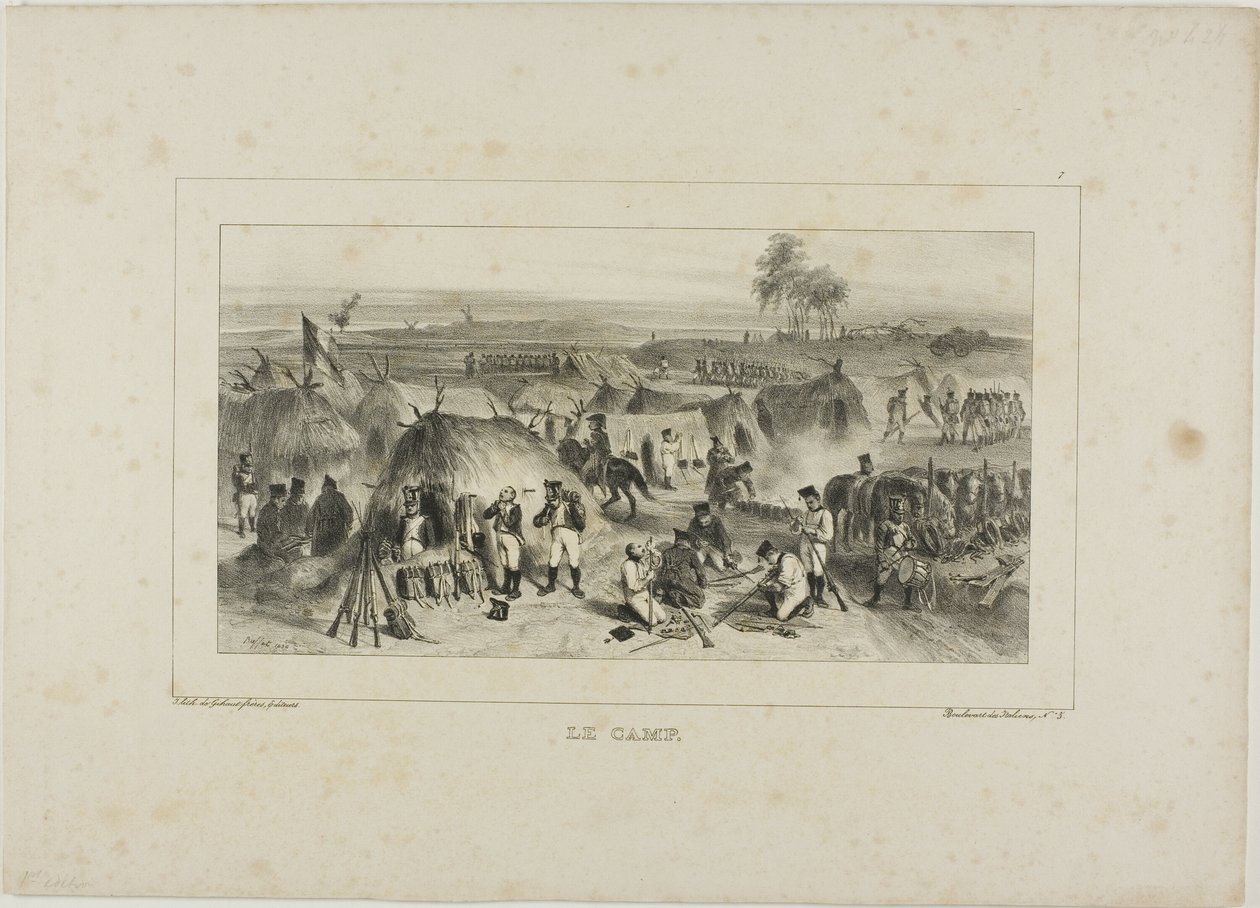 The Camp by Denis Auguste Marie Raffet