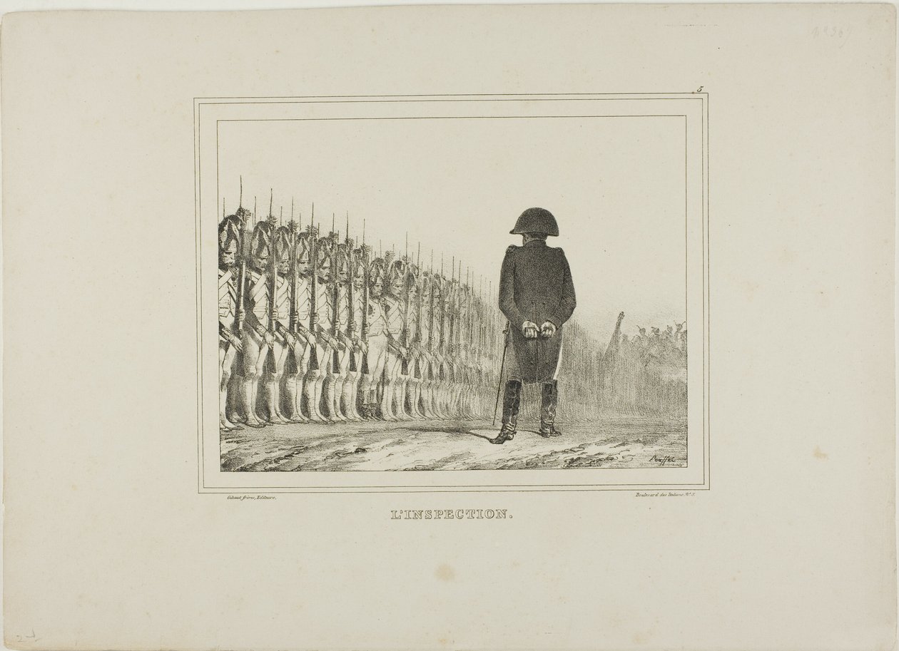 The Inspection by Denis Auguste Marie Raffet