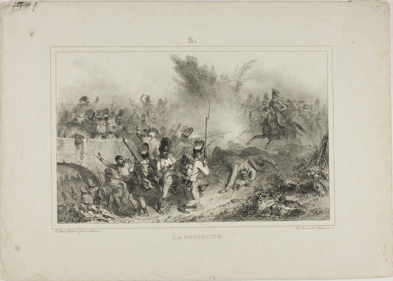 The Pursuit by Denis Auguste Marie Raffet