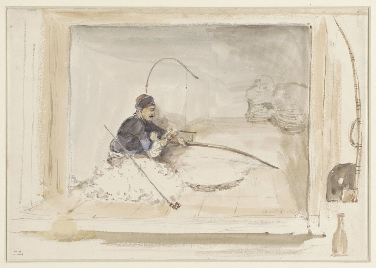 Seated Cotton Worker by Denis Auguste Marie Raffet