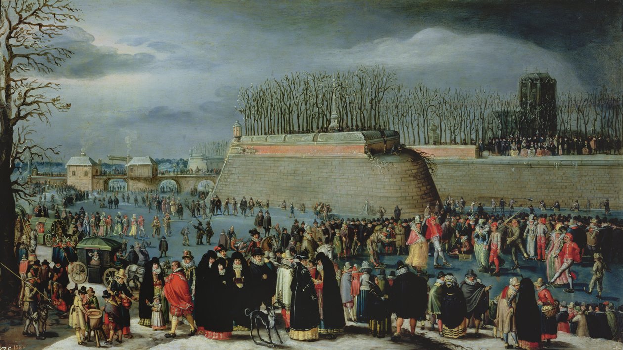 Skating During Carnival by Denys van Alsloot