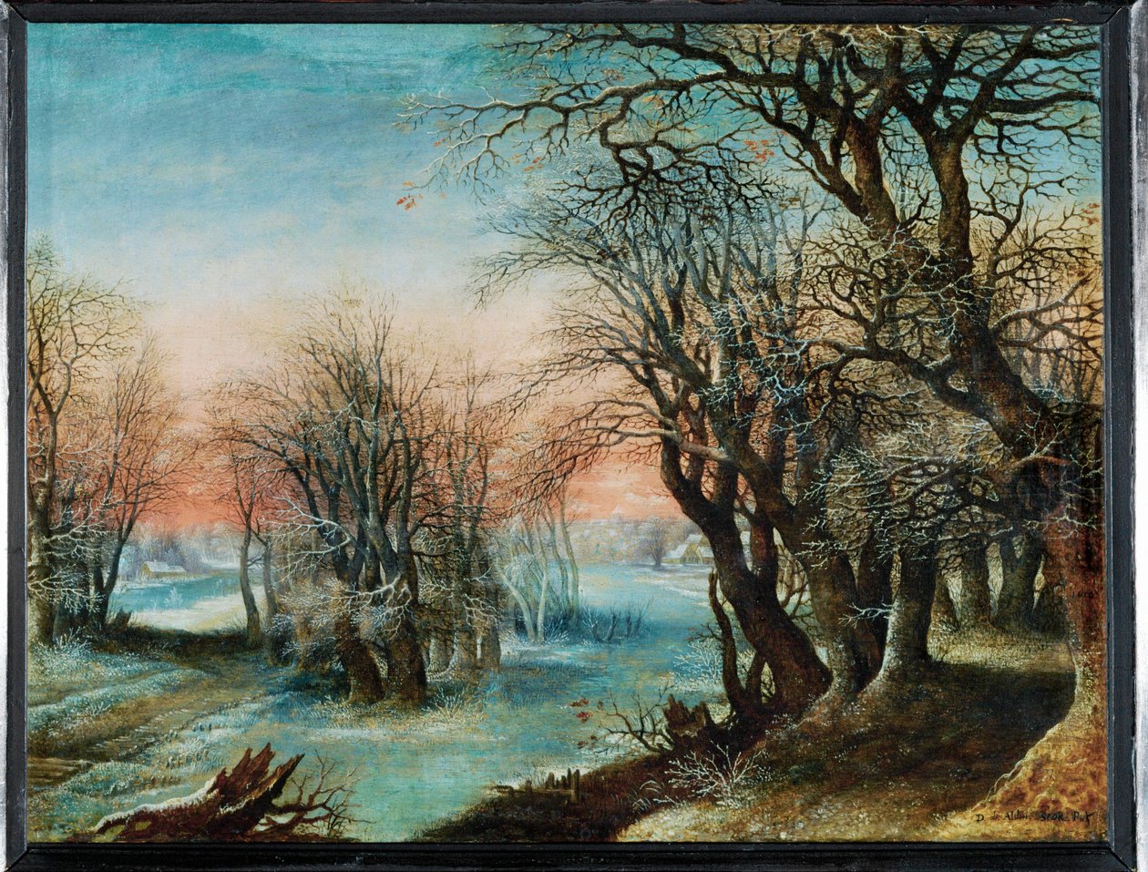 Winter Landscape by Denys van Alsloot
