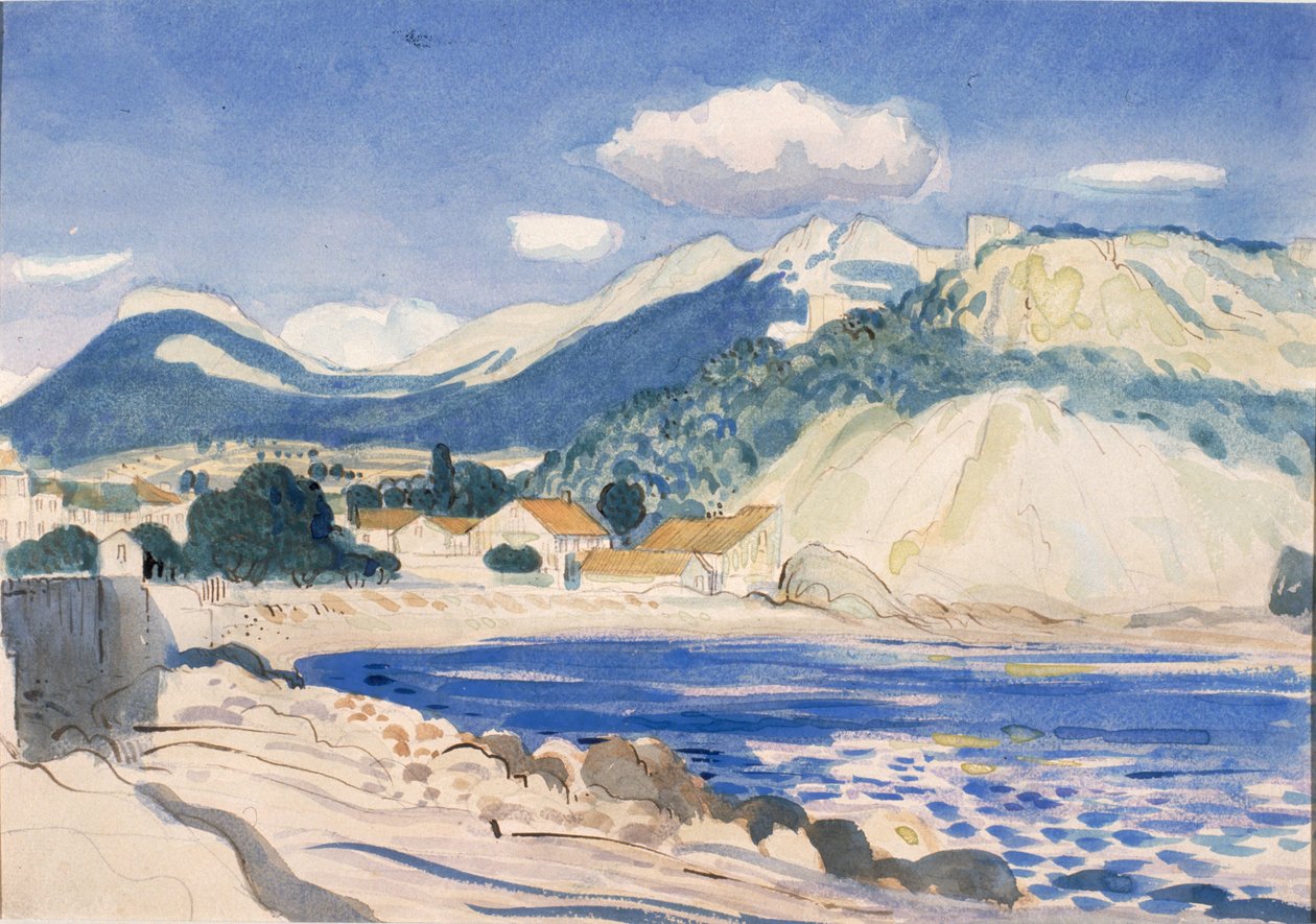 Bay in South of France by Derwent Lees