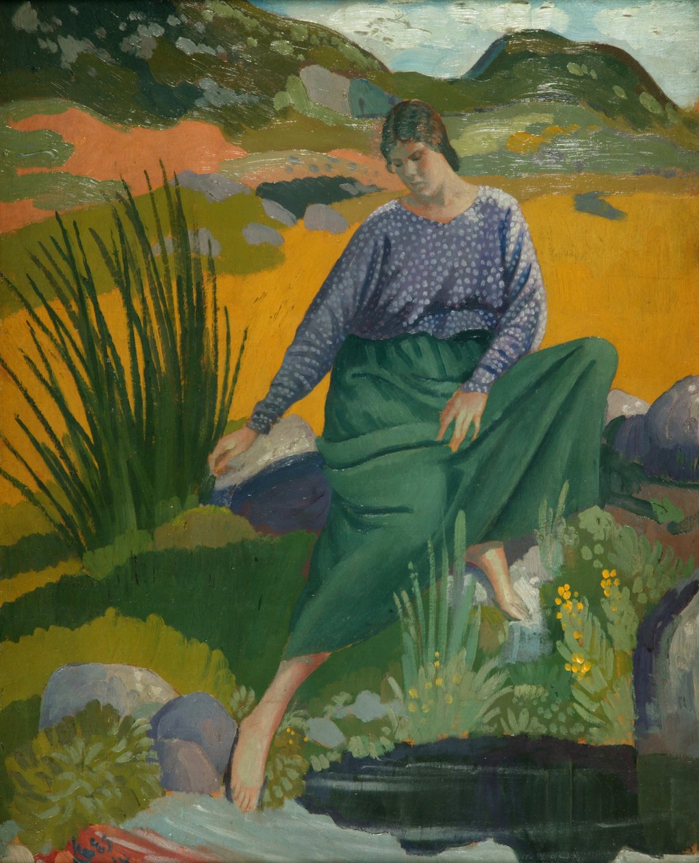 Lyndra by the Pool by Derwent Lees