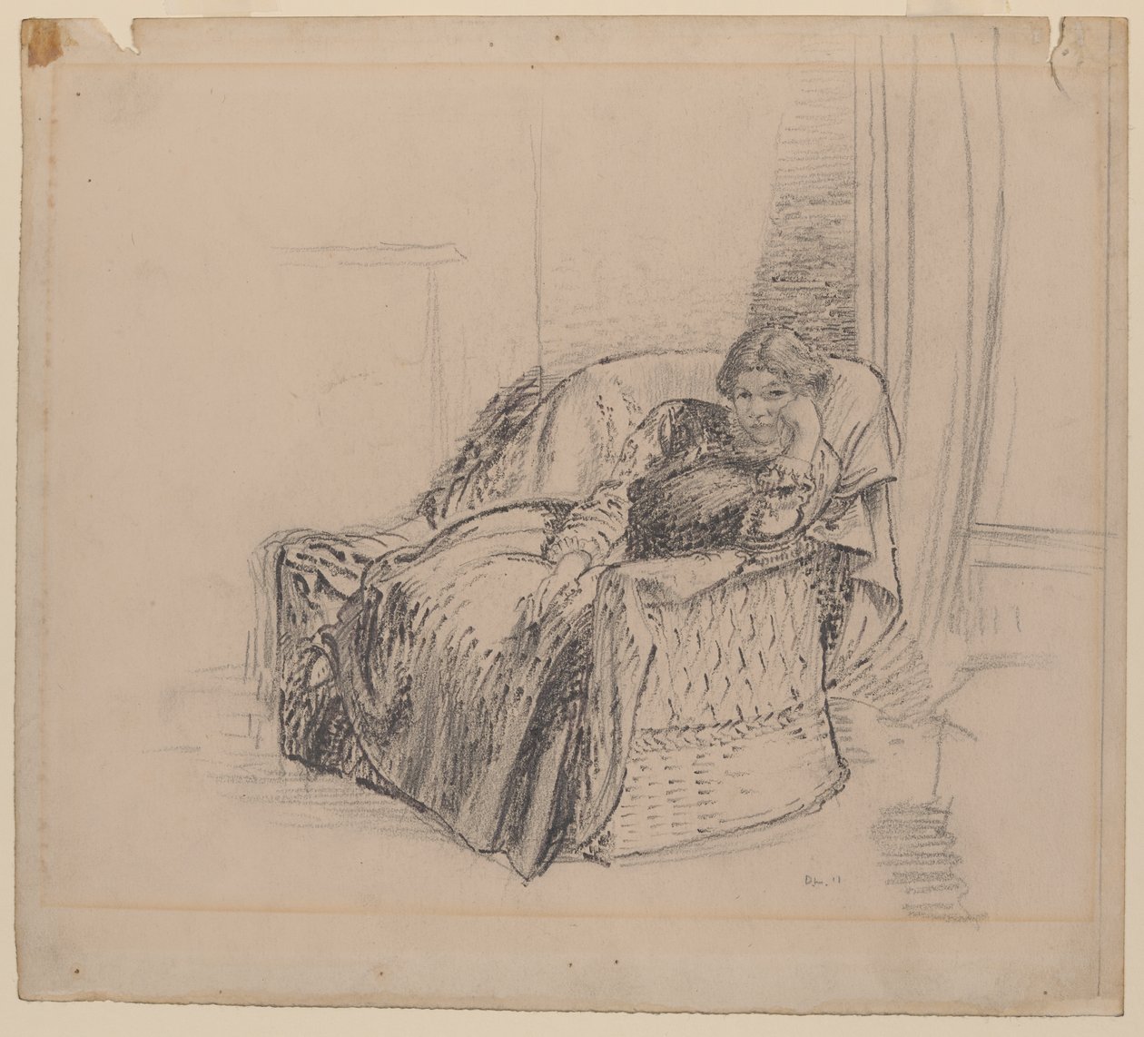 Portrait of Essil Elmslie by Derwent Lees