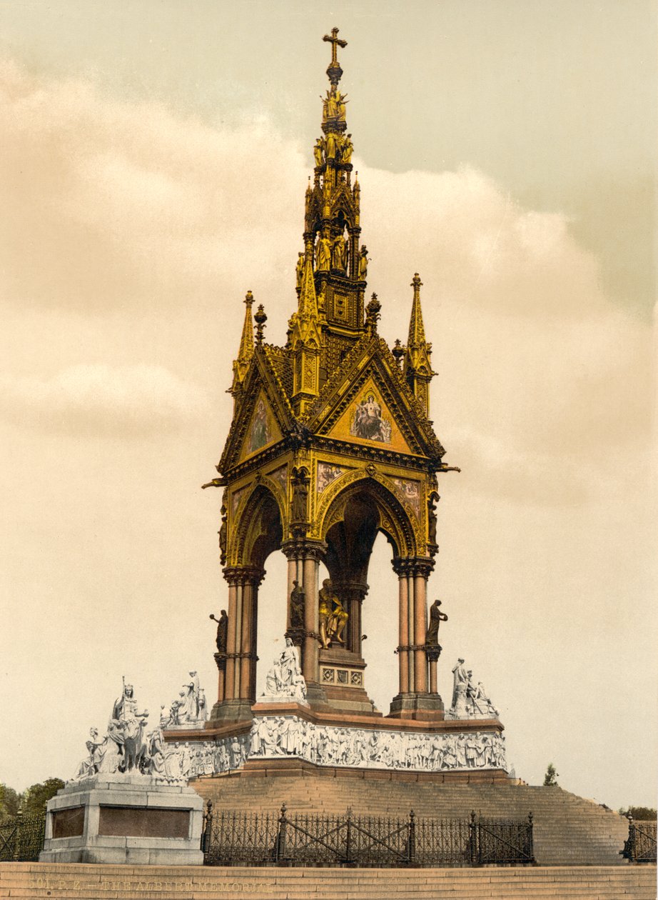 Albert Memorial, London, c.1890-1900 by Detroit Publishing Co.