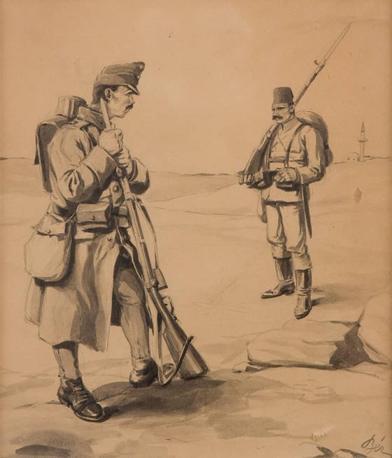 Soldiers by Dezso Ber