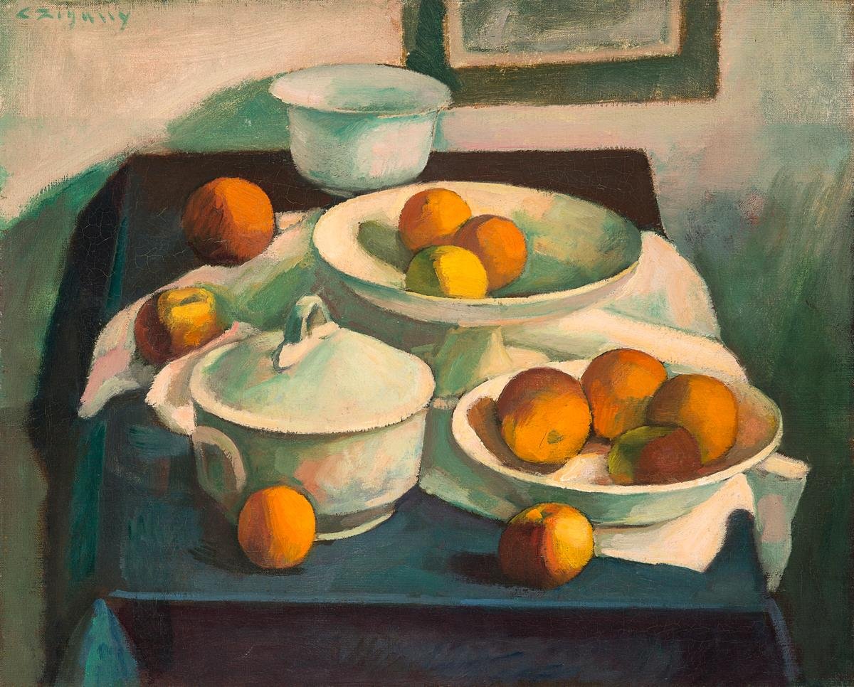Still-life with Apples by Dezso Czigany