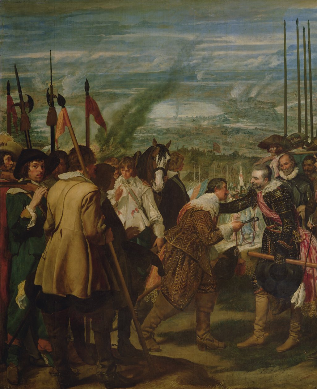 The Surrender of Breda (detail) by Diego Velázquez
