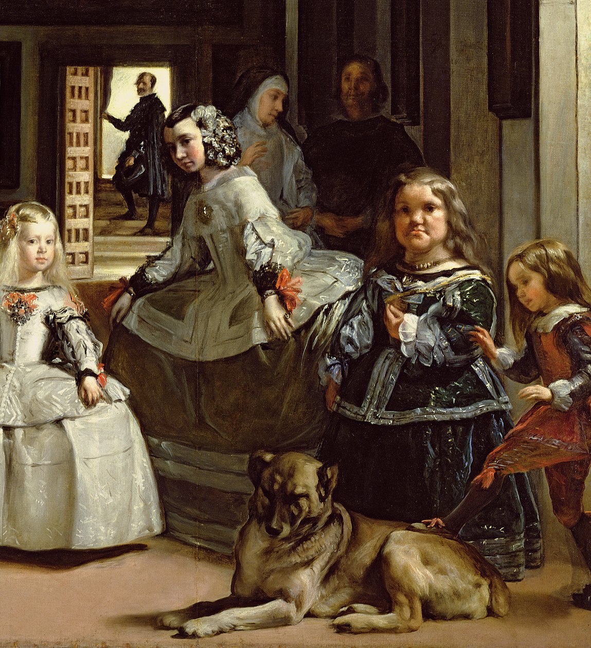 Las Meninas or The Family of Philip IV (detail) by Diego Velázquez