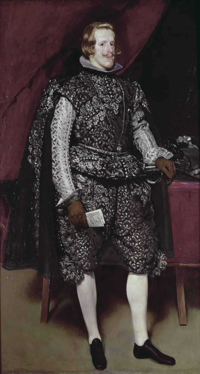 Philip IV of Spain in Brown and Silver, c.1631-2 by Diego Velázquez