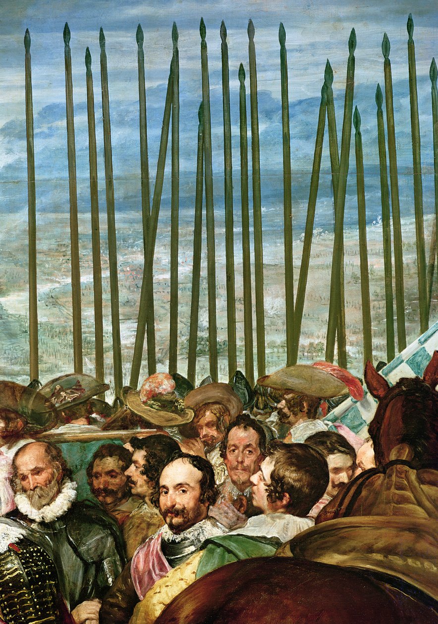 The Surrender of Breda, 1625 (detail) by Diego Velázquez