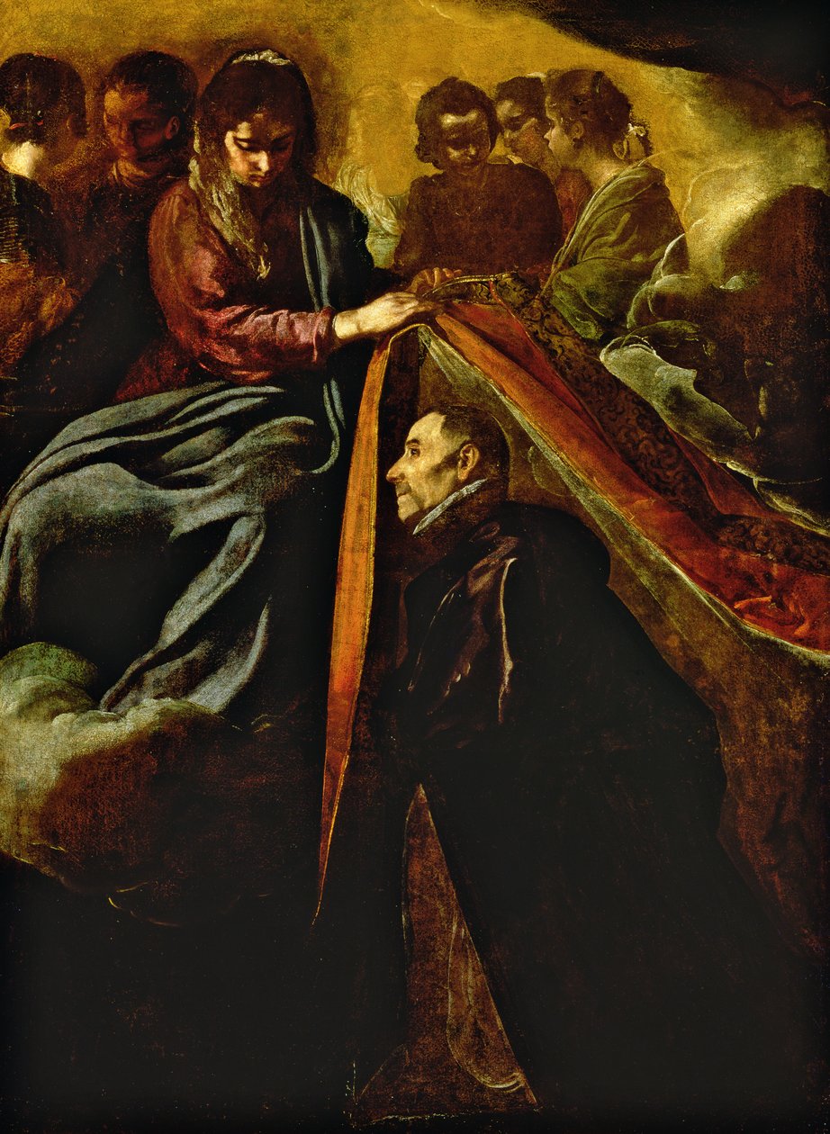 The Virgin appearing to St Ildephonsus and giving him a robe by Diego Velázquez