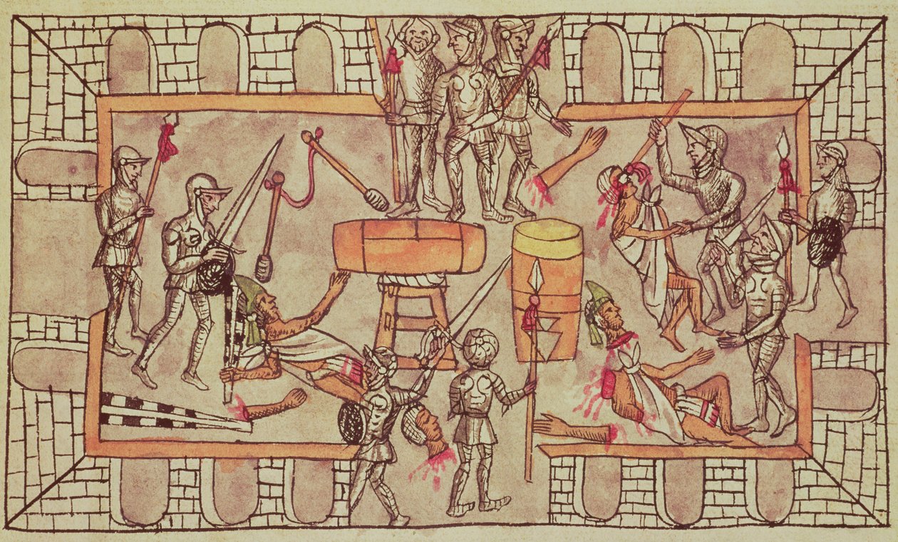 Massacre of the Mexicans by Diego Duran