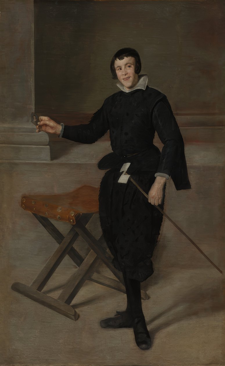 Portrait of the Jester Calabazas by Diego Velázquez