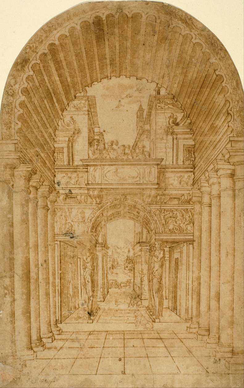 Perspective Scenery by Diego de Siloé